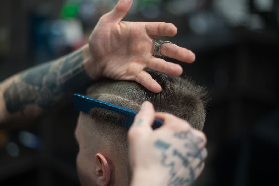 Dégradé net, contours précis #fade #barber